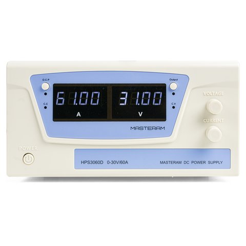 Лабораторний блок живлення Masteram HPS3060D Прев'ю 1