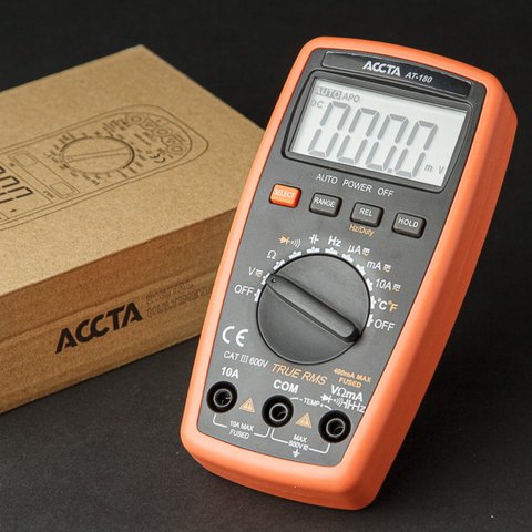 Кишеньковий цифровий мультиметр Accta AT-180 Прев'ю 11