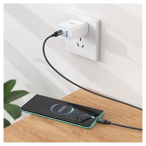 USB кабель Hoco X89, 2xUSB тип-C, 100 см, 60 Вт, чорний, #6931474784384 Прев'ю 1