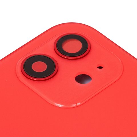 Корпус для iPhone 12, красный, с держателем SIM-карты, с боковыми кнопками, red Превью 1
