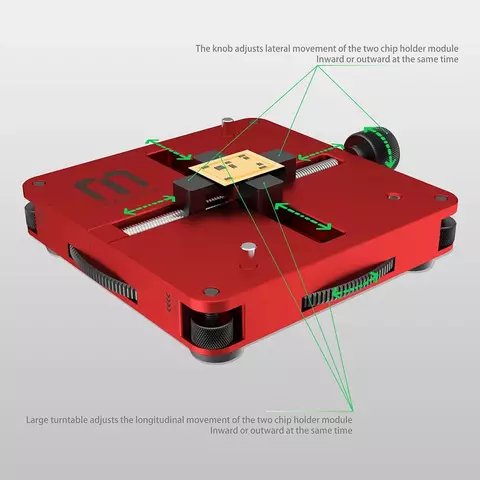 Мультифункціональна універсальна станція RB-03 для BGA-реболінгу з набором на 95 трафаретів для мікросхем Прев'ю 2