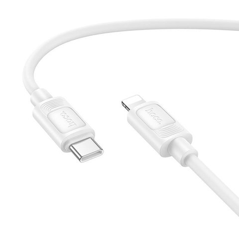 USB кабель Hoco X122, USB тип-C, Lightning, 100 см, 27 Вт, белый, #6942007662178 Превью 1