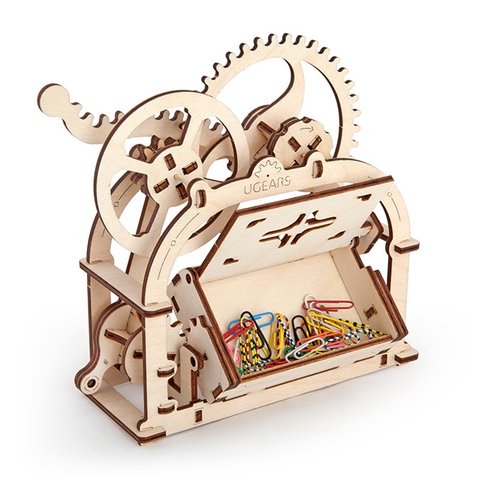 Mechanical 3D Puzzle UGEARS Business Card Holder Preview 5