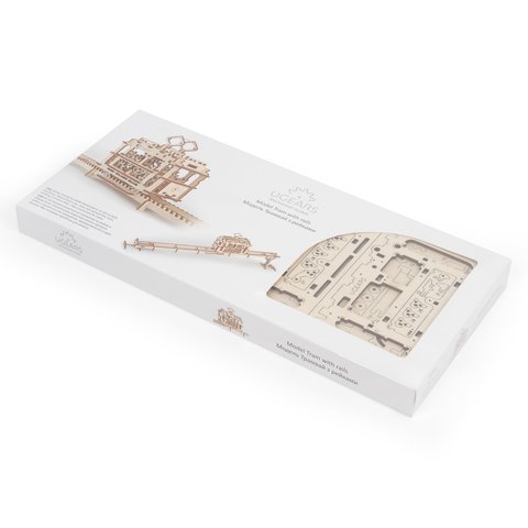 Mechanical 3D Puzzle UGEARS Tram Preview 9