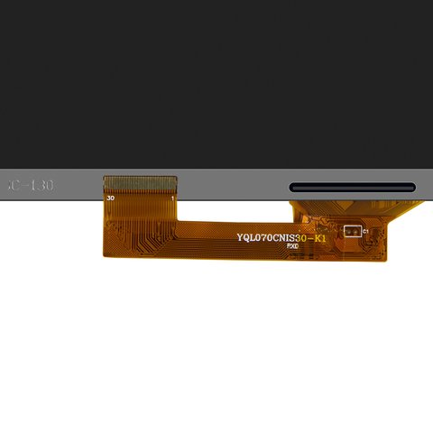 LCD compatible with China-Tablet PC 7", (30 pin, without frame) #C700H30-W1-V3.0/YQL070CNIS30-K1/FY07021DH26A29/FY-30-CLAG070NQ01/FPC0703006/FPC-Y83509 V02/MF0701683001A/XYX SF5 Preview 1