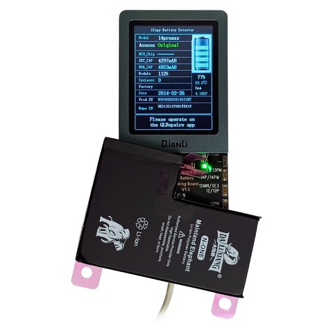 Batería Da Luxiang puede usarse con Apple iPhone 14 Pro Max, Li-ion, 3.86 V, 4860 mAh, mayor capacidad, original IC Vista previa  1
