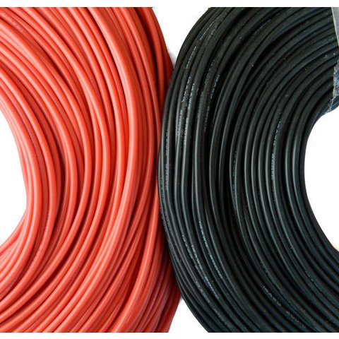 Провод в силиконовой изоляции 14AWG, 2 мм², 1 м, черный, UL3135 Превью 1