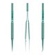Pinzas para smd 2UUL Ti01, recta, aleación de titanio, 140 mm Vista previa  3