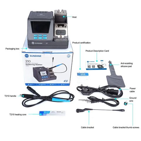 Soldering Station Sunshine H3 210, (digital, 80 W) Preview 9