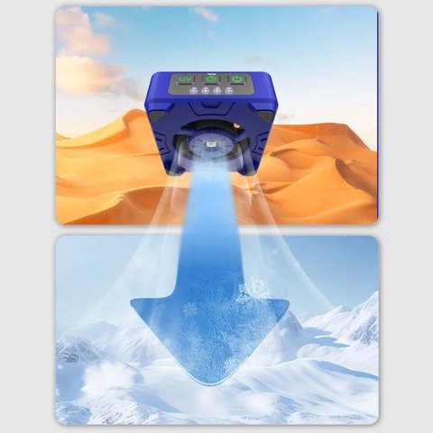 UV Lamp Mechanic CUV-3, (with timer, with fan, with battery) Preview 3
