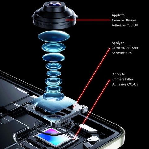 Glue Mechanic C89, (for camera repairing, 3 g, Anti-Shake) Preview 2