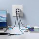Сетевое зарядное устройство Baseus GaN6 Pro, 65 Вт, Power Delivery (PD), Fast Charge, фиолетовый, 4 порта, #P10162701533-00 Превью 3