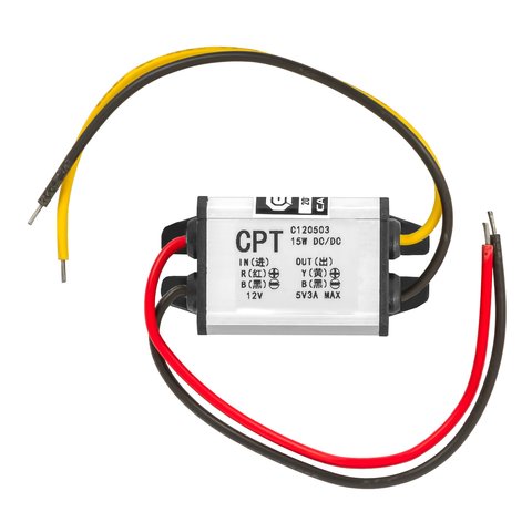 Inversor (convertidor) de voltaje de 7-30 V a 5 V para coche Vista previa  3