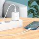 Adaptador de red Hoco C105A, 20 W, Power Delivery (PD), blanco, 2 puertos, #6931474782946 Vista previa  1