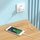 Adaptador de red Hoco C98A, 18 W, Quick Charge, blanco, con cable micro-USB Tipo-B, 1 puerto, #6931474766861 Vista previa  3
