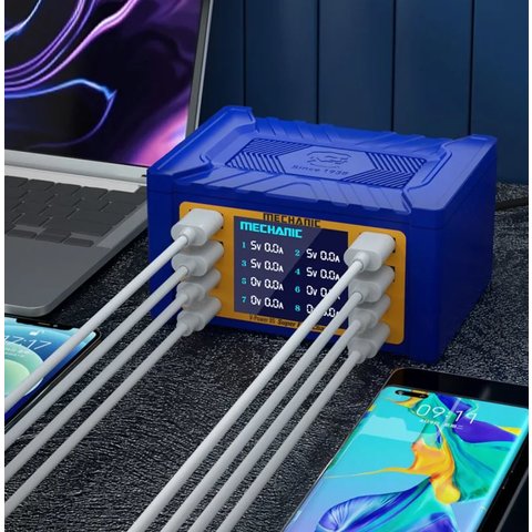 Adaptador de red Mechanic V-Power 8S, 115 W, Quick Charge, Power Delivery (PD), 8 puertos Vista previa  2