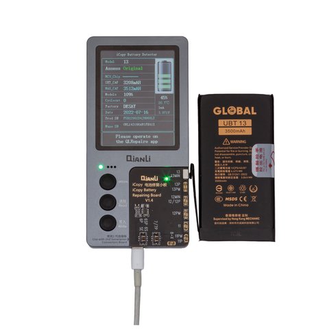 Batería Mechanic puede usarse con Apple iPhone 13, Li-Polymer, 3.84 V, 3500 mAh, mayor capacidad, original IC Vista previa  1