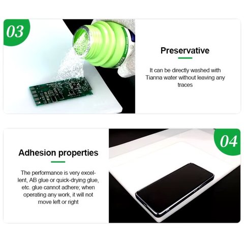 Alfombrilla aislante RELIFE RL-170C, de silicona, 290 mm, 400 mm, 500 °C Vista previa  5