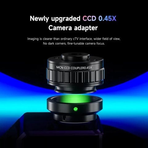 Microscopio Mechanic ROBOT6560T-B11, trinocular, 6,5X-60X Vista previa  4