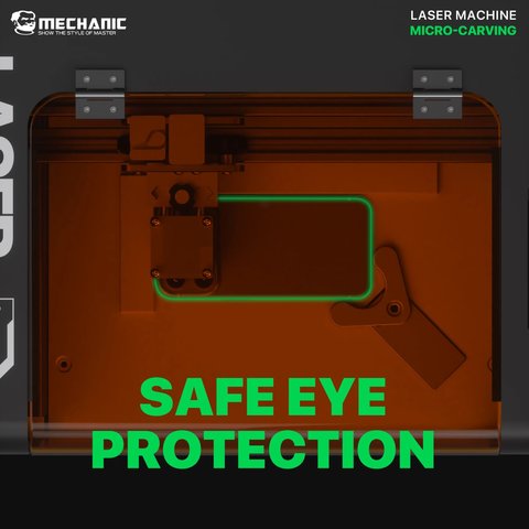 Separador láser Mechanic Micro-Carving, para grabado, para despegar el marco de pantalla y panel trasero Vista previa  2