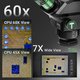 Microscopio 2UUL MC7060-A1, trinocular, 7X-60X Vista previa  3