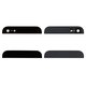 Верхня + нижня панель корпусу для Apple iPhone 5, чорна Прев'ю 1