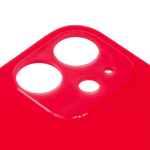 Задняя панель корпуса для iPhone 11, красная, не нужно снимать стекло камеры, Original (PRC), big hole Превью 1