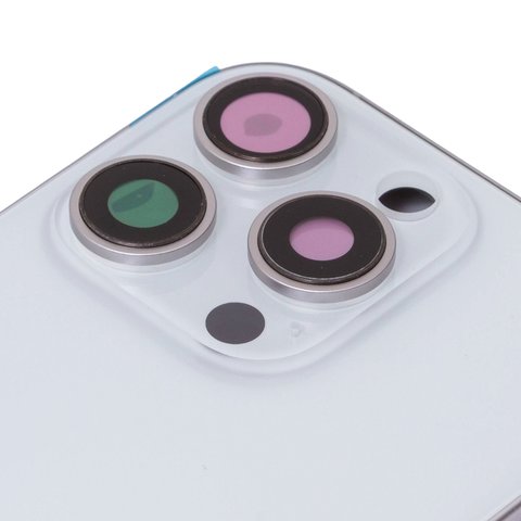 Корпус для iPhone 16 Pro, белый, с держателем SIM-карты, с боковыми кнопками, Original (PRC), EU Version, white titanium Превью 1