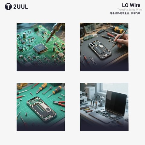 Токопроводящий лак 2UUL SC95, 2 г, silver conductive paint Превью 4