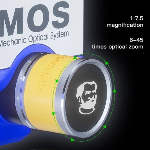 Мікроскоп Mechanic MOS300-M3, тринокулярний, 6X-45X Прев'ю 6