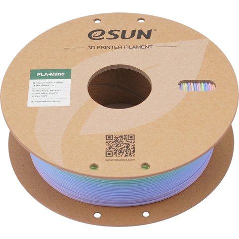 Филамент для 3D-принтера eSUN PLA-Matte Rainbow Macaron, 1 кг Превью 2