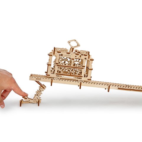 Mechanical 3D Puzzle UGEARS Tram Preview 5