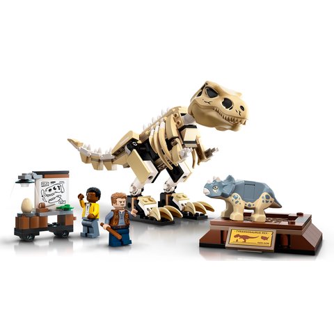 Конструктор LEGO Jurassic World Скелет тираннозавра на выставке 76940 Превью 5